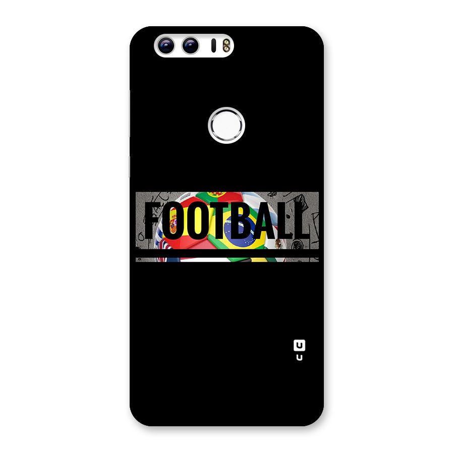 Football Typography Back Case for Honor 8
