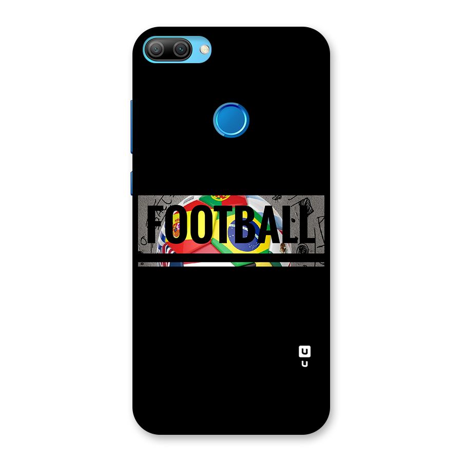 Football Typography Back Case for Honor 9N