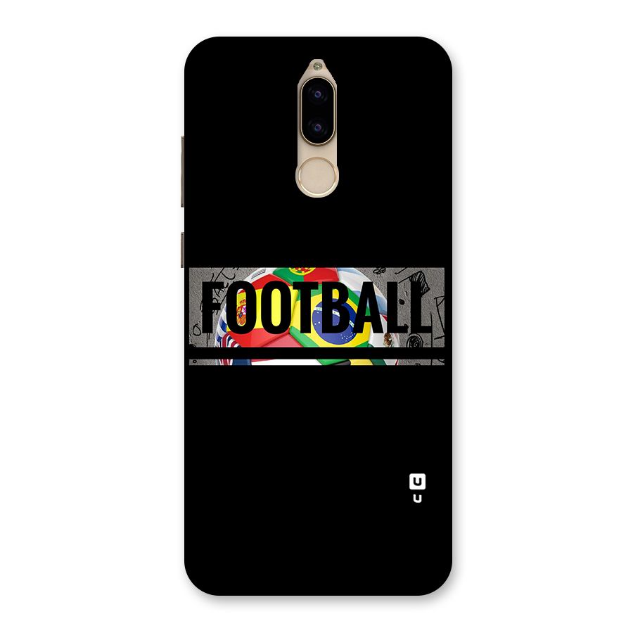 Football Typography Back Case for Honor 9i