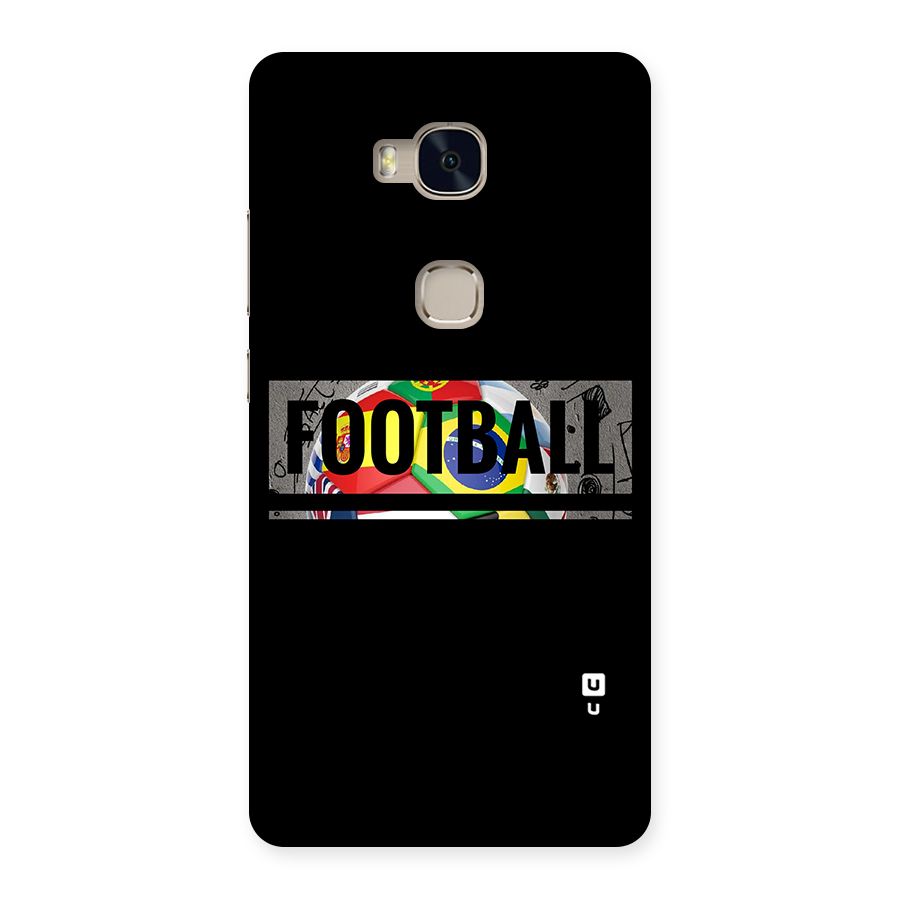 Football Typography Back Case for Huawei Honor 5X