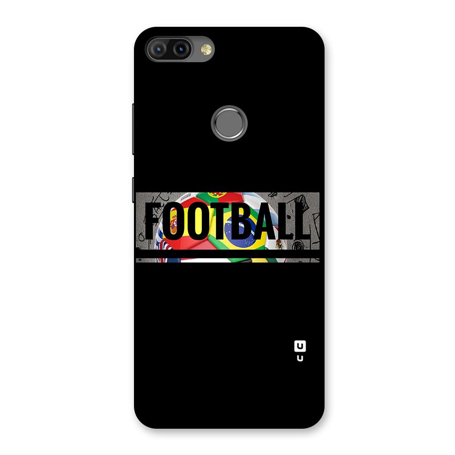 Football Typography Back Case for Infinix Hot 6 Pro