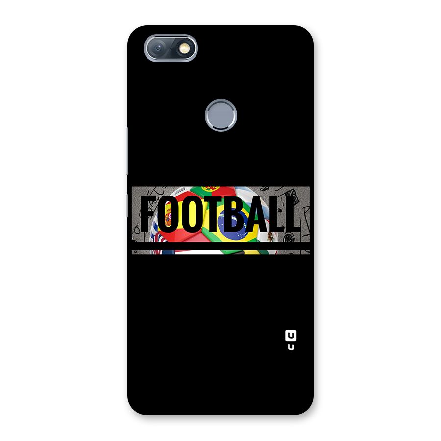 Football Typography Back Case for Infinix Note 5