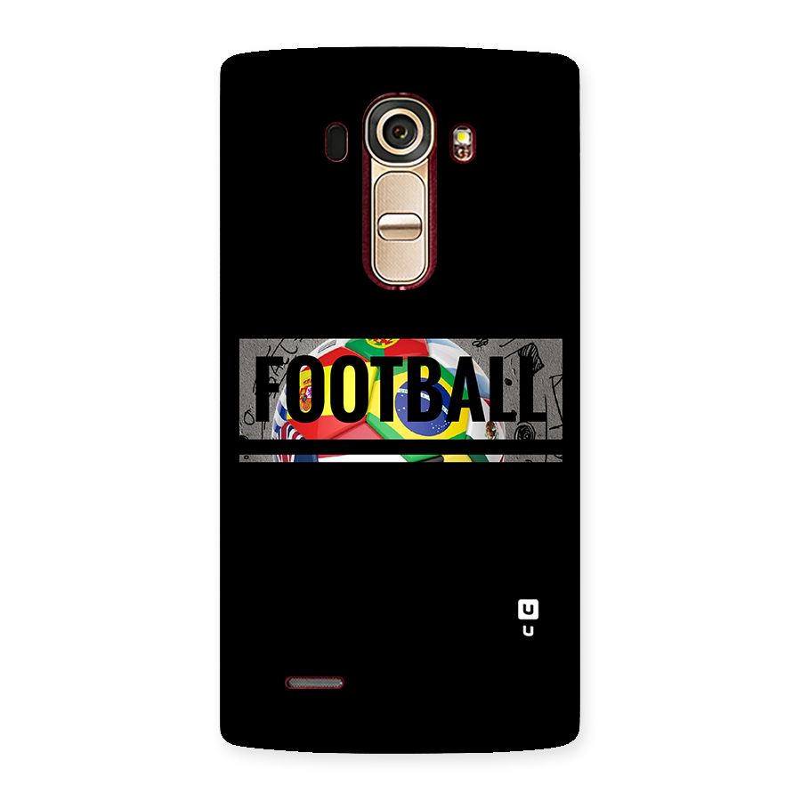 Football Typography Back Case for LG G4