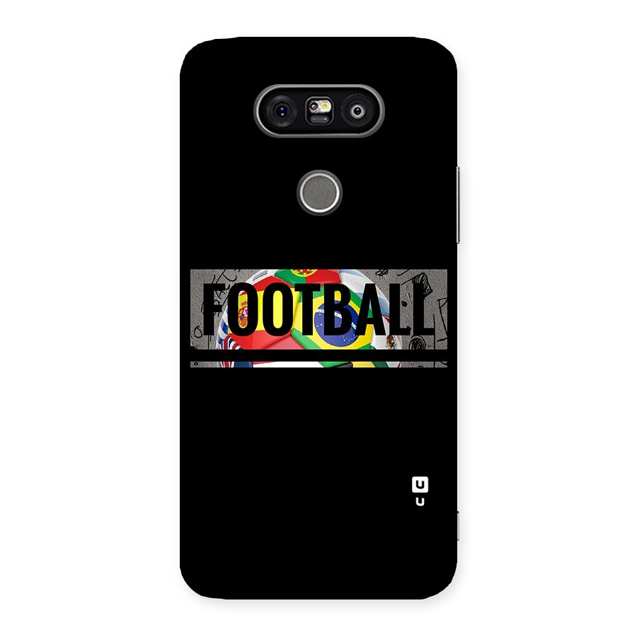 Football Typography Back Case for LG G5
