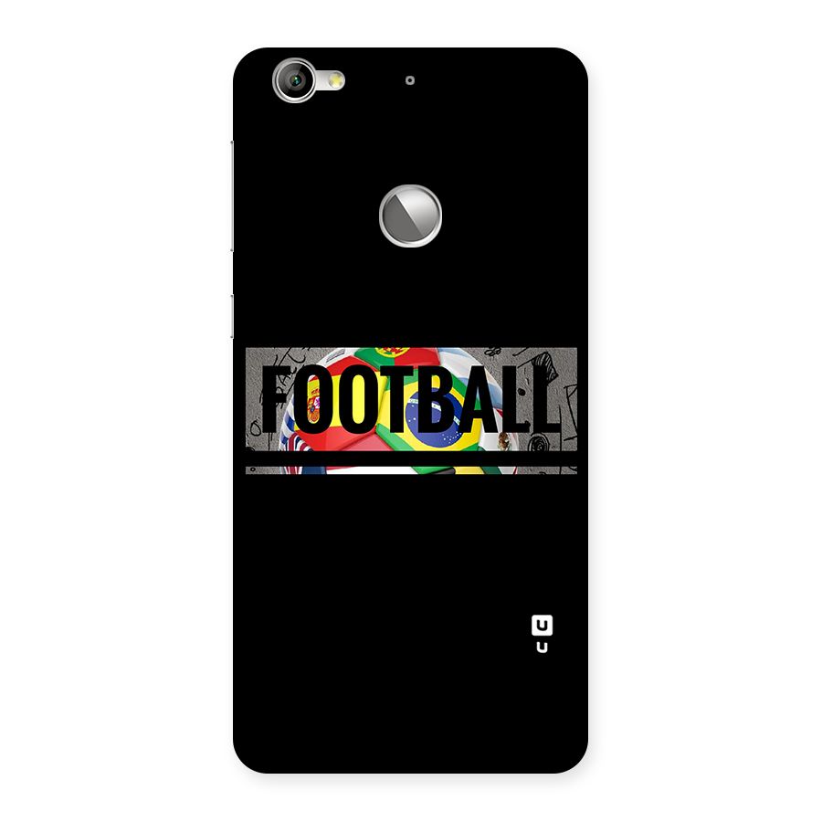 Football Typography Back Case for LeTV Le 1s
