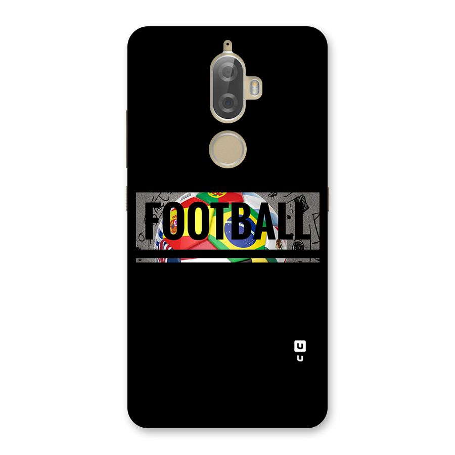 Football Typography Back Case for Lenovo K8 Plus