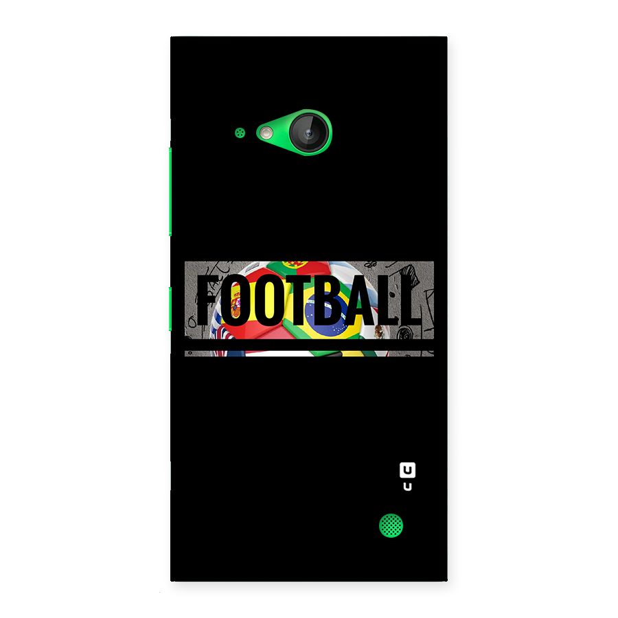Football Typography Back Case for Lumia 730