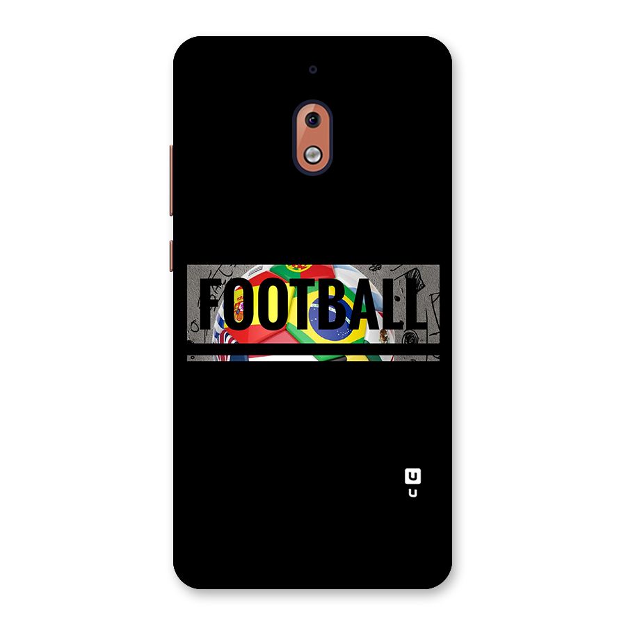 Football Typography Back Case for Nokia 2.1