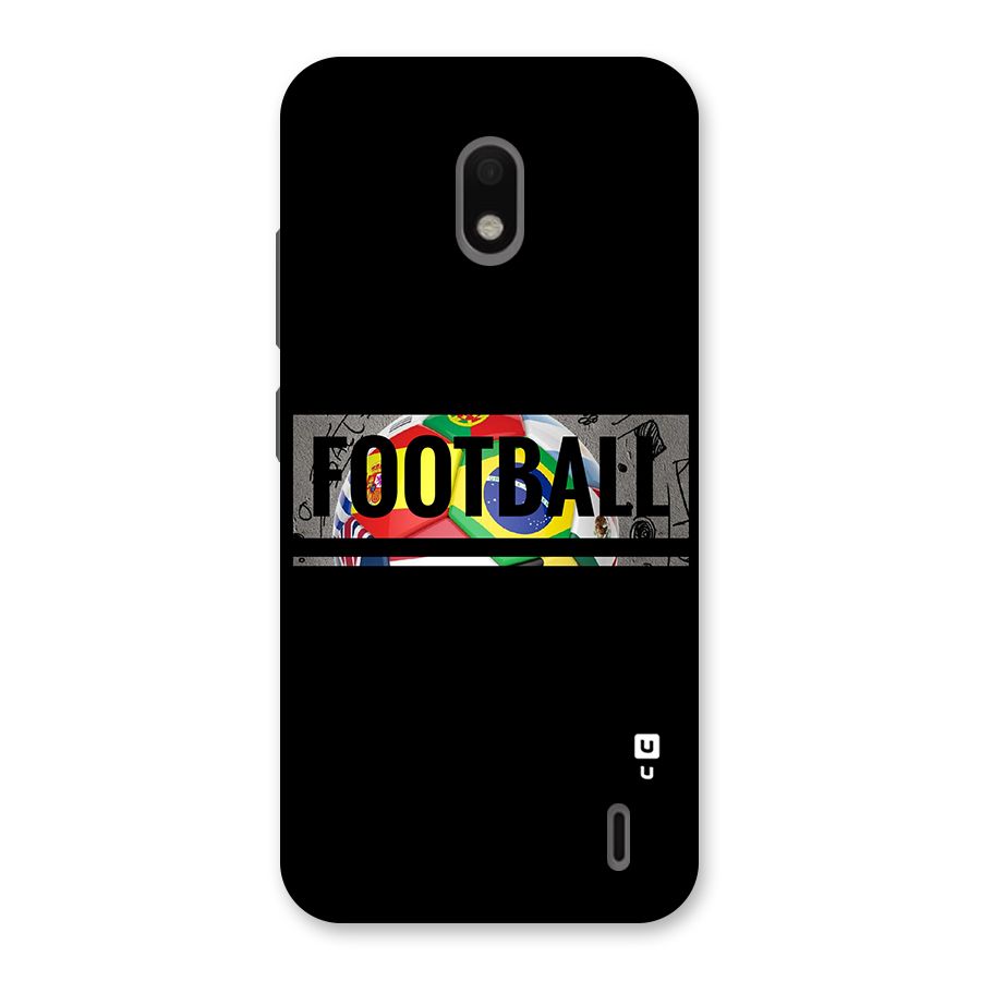 Football Typography Back Case for Nokia 2.2