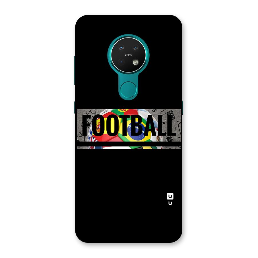 Football Typography Back Case for Nokia 7.2