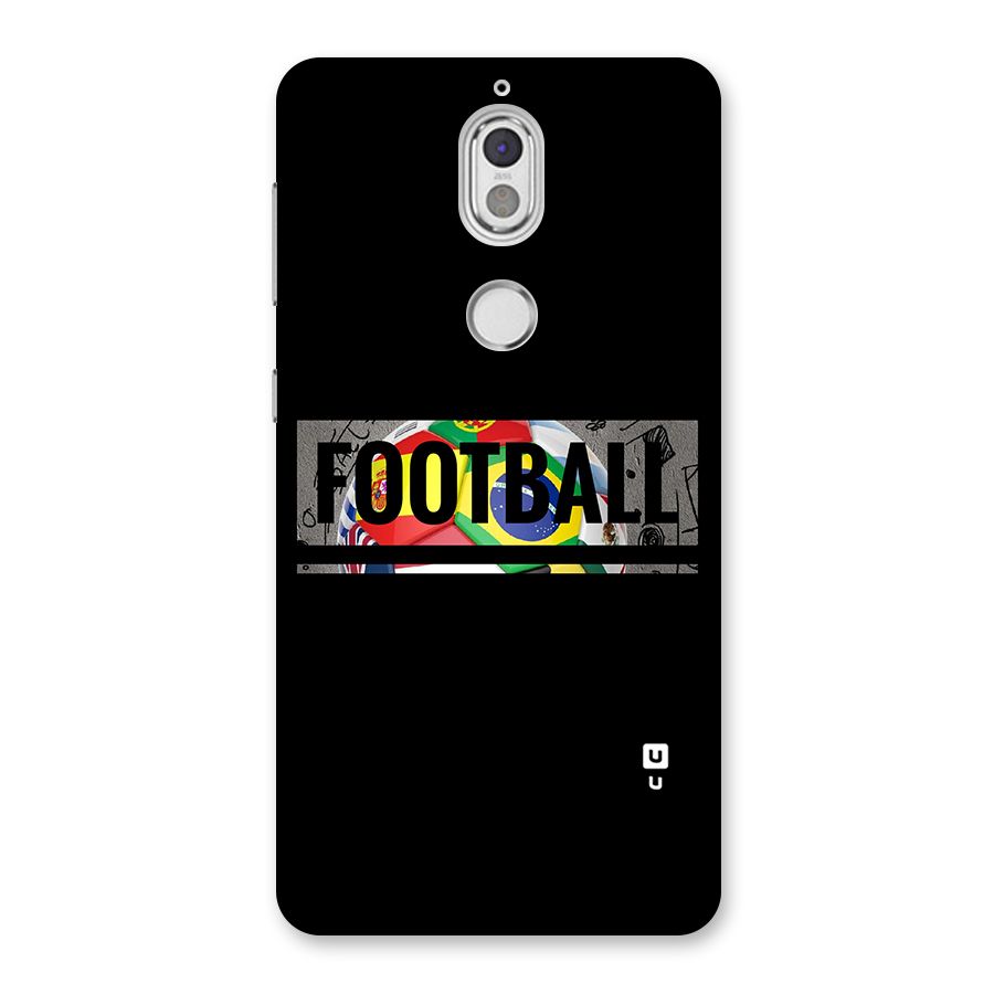 Football Typography Back Case for Nokia 7