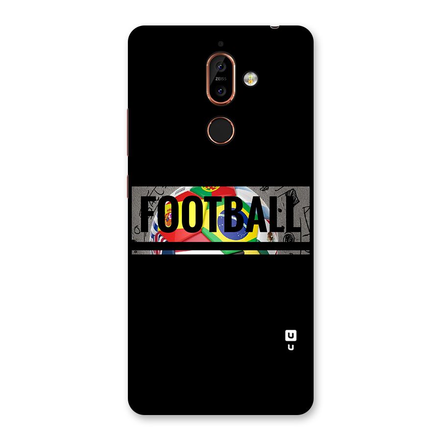 Football Typography Back Case for Nokia 7 Plus