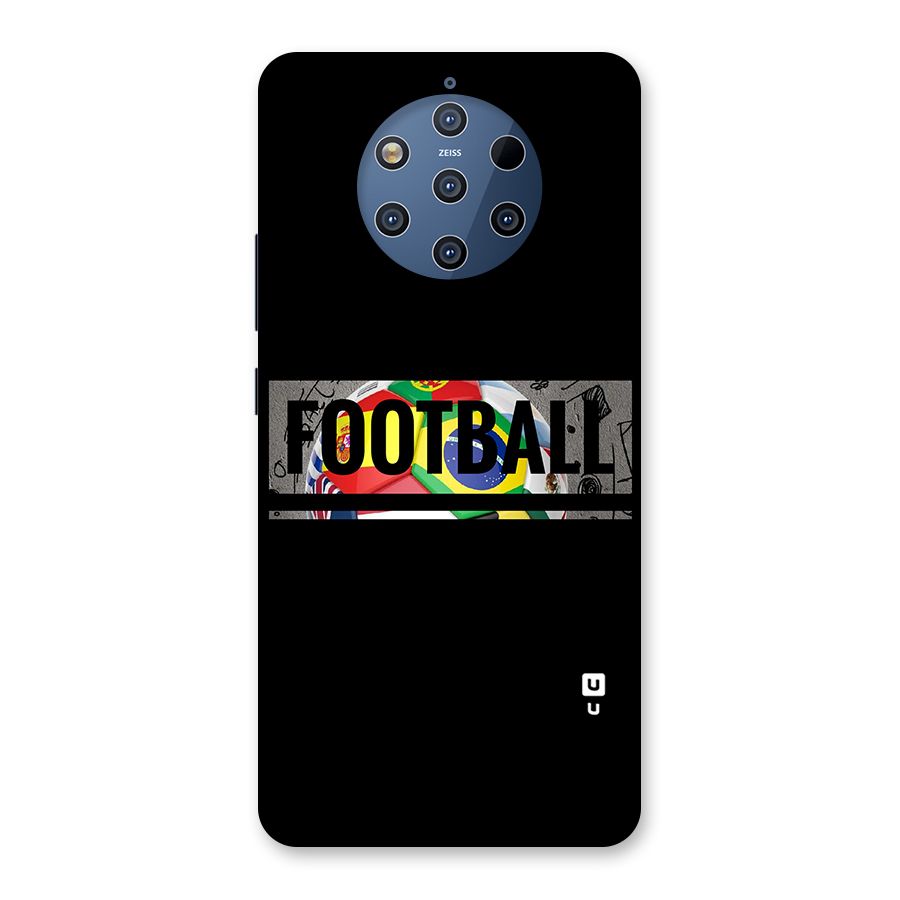 Football Typography Back Case for Nokia 9 PureView