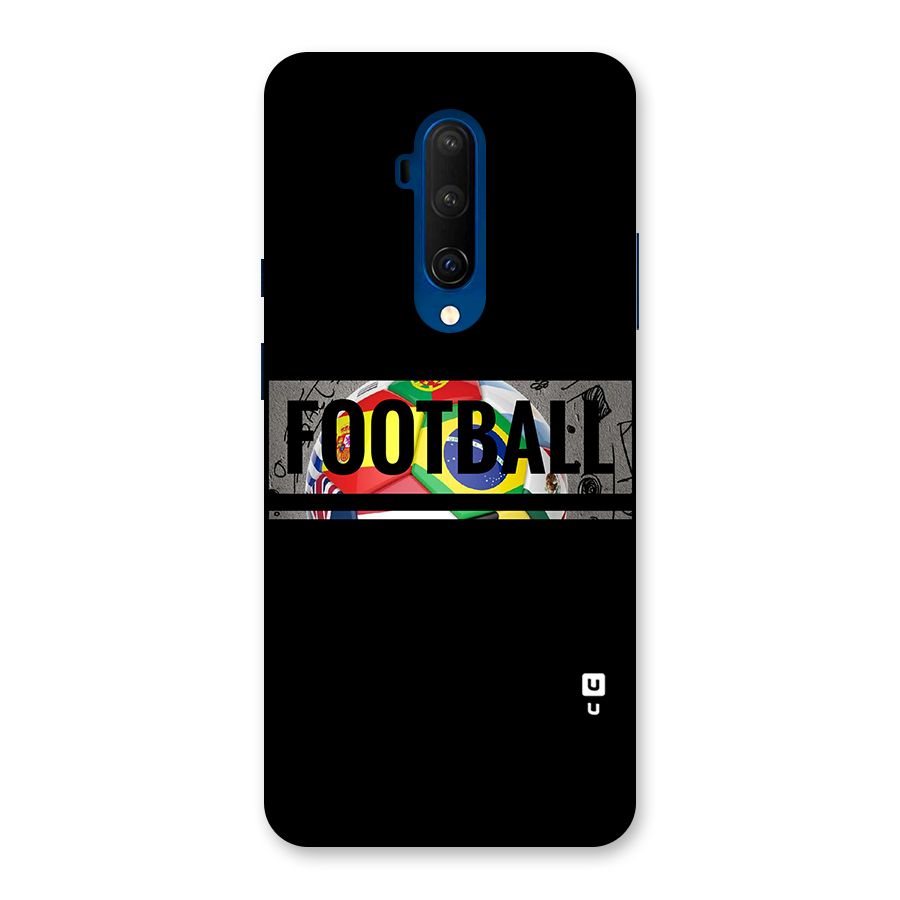 Football Typography Back Case for OnePlus 7T Pro
