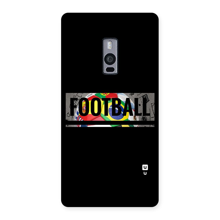 Football Typography Back Case for OnePlus Two