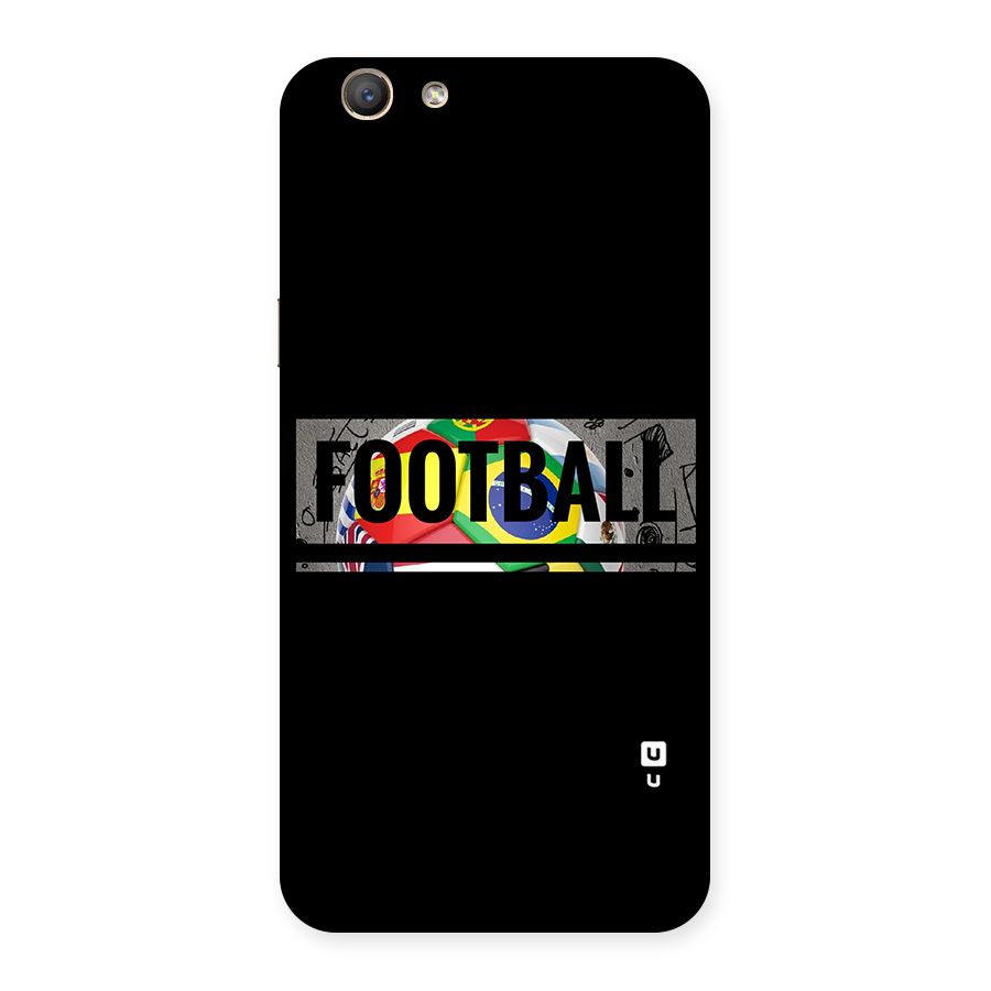 Football Typography Back Case for Oppo A59