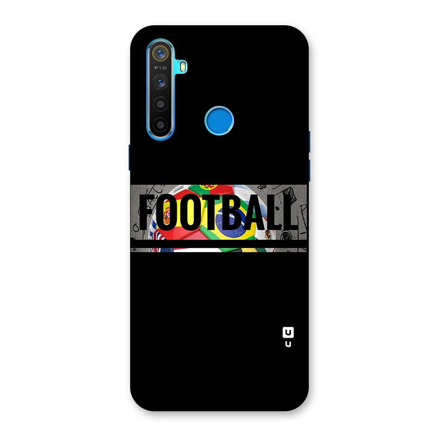 Football Typography Back Case for Realme 5s
