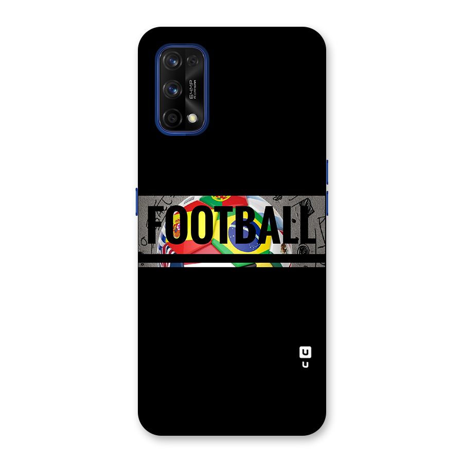 Football Typography Back Case for Realme 7 Pro