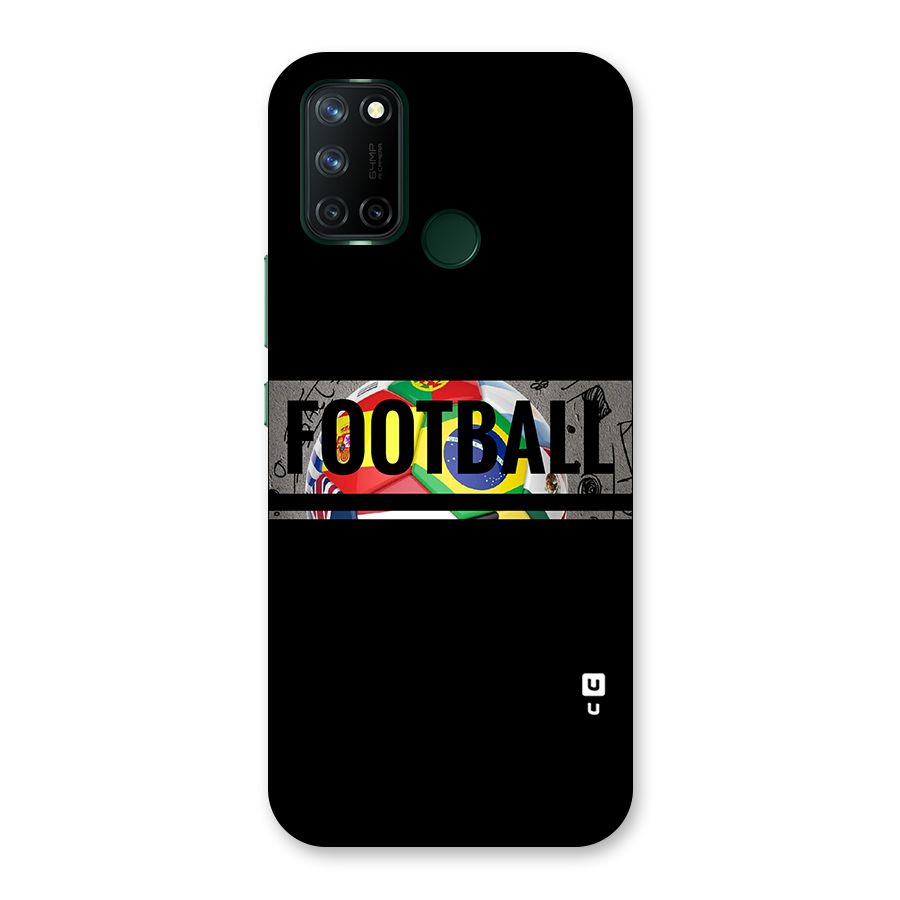 Football Typography Back Case for Realme 7i