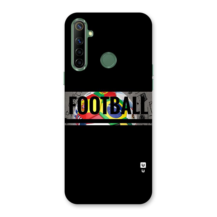 Football Typography Back Case for Realme Narzo 10