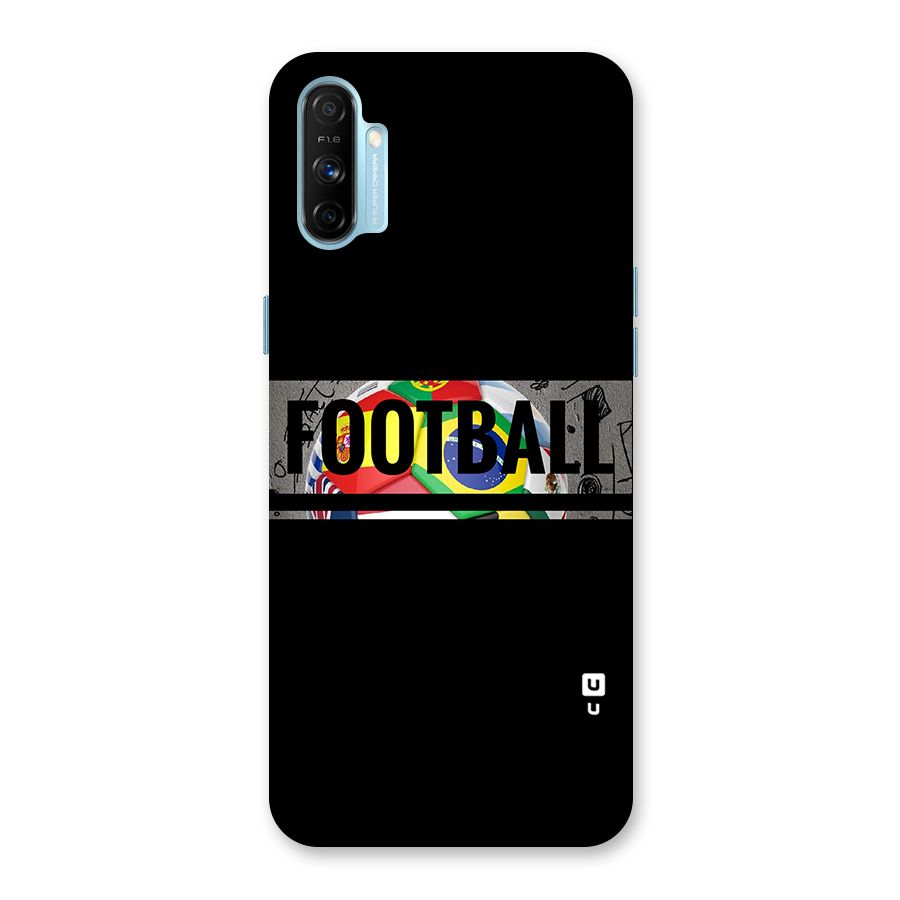 Football Typography Back Case for Realme Narzo 20A