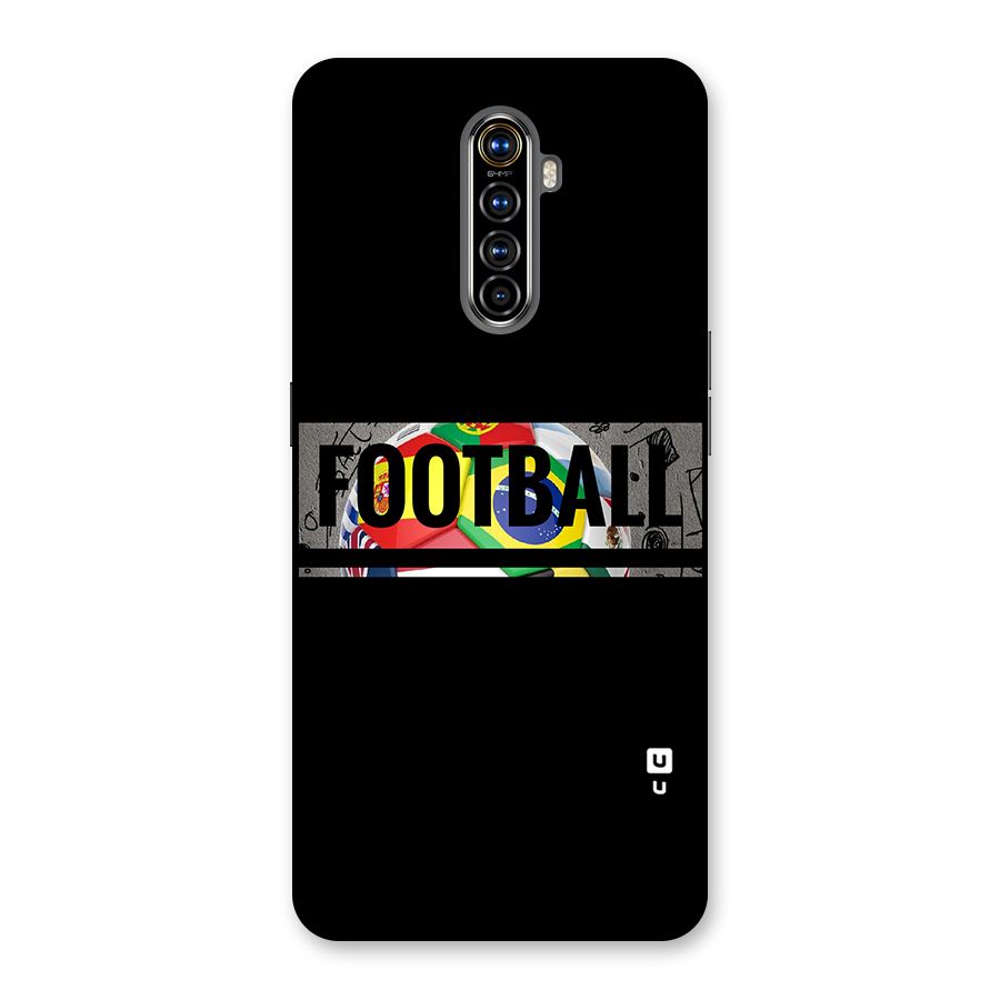 Football Typography Back Case for Realme X2 Pro