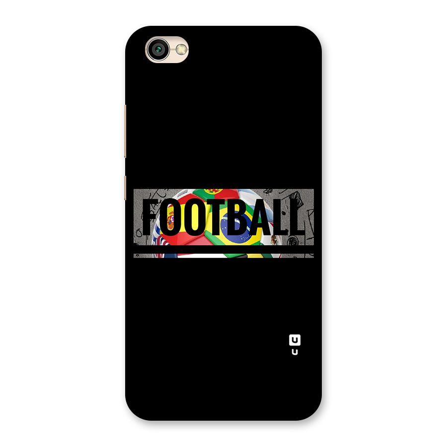 Football Typography Back Case for Redmi Y1 Lite
