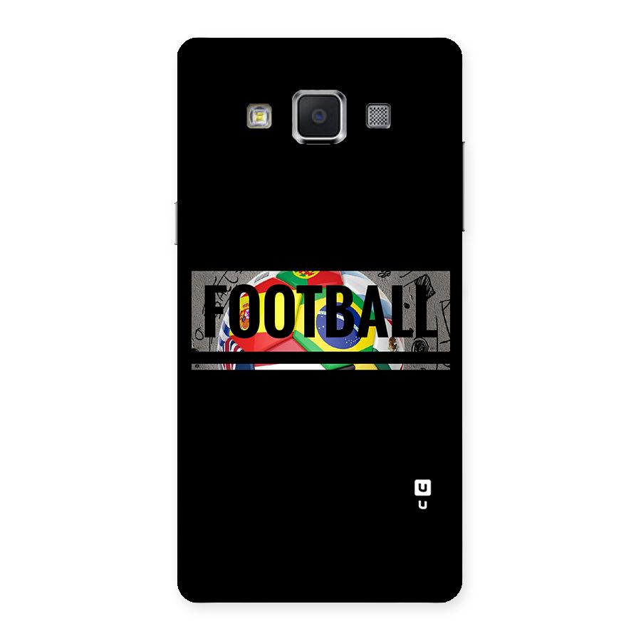 Football Typography Back Case for Samsung Galaxy A5