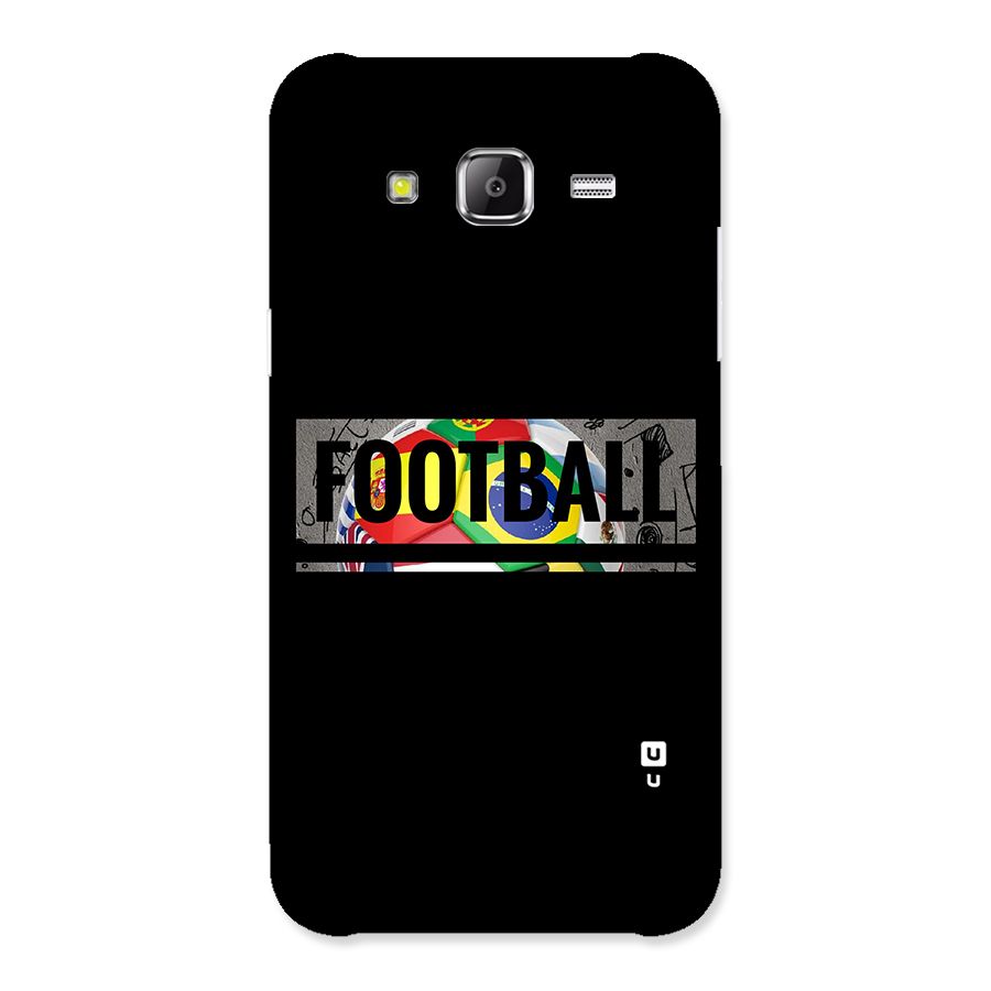 Football Typography Back Case for Samsung Galaxy J2 Prime