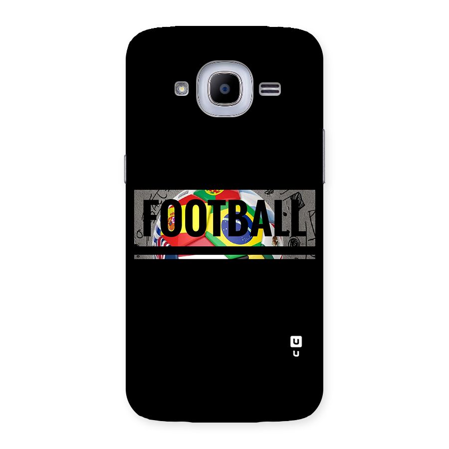 Football Typography Back Case for Samsung Galaxy J2 Pro