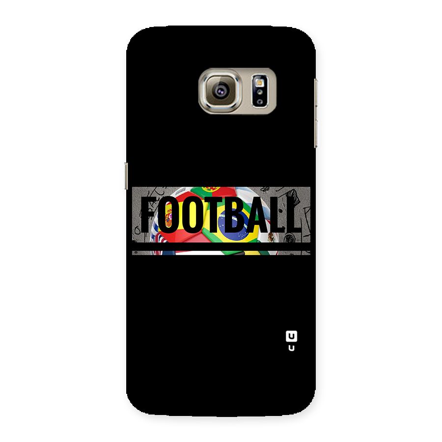 Football Typography Back Case for Samsung Galaxy S6 Edge
