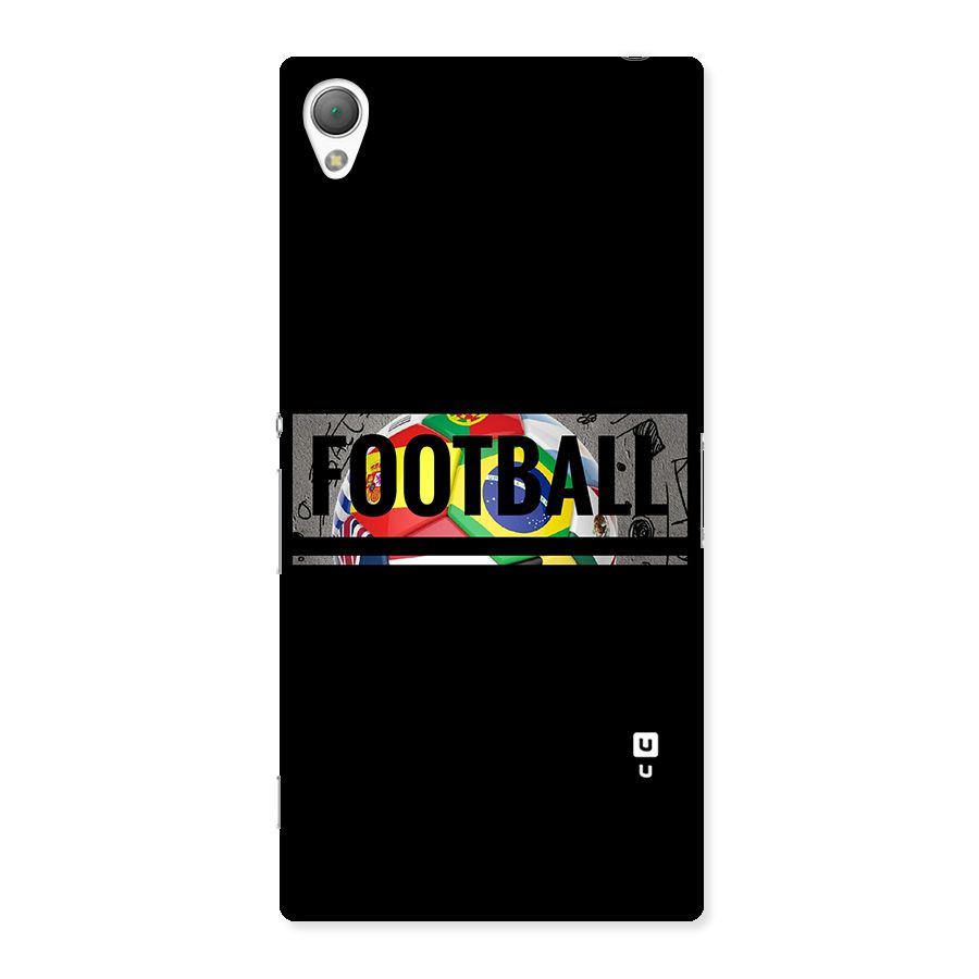 Football Typography Back Case for Sony Xperia Z3