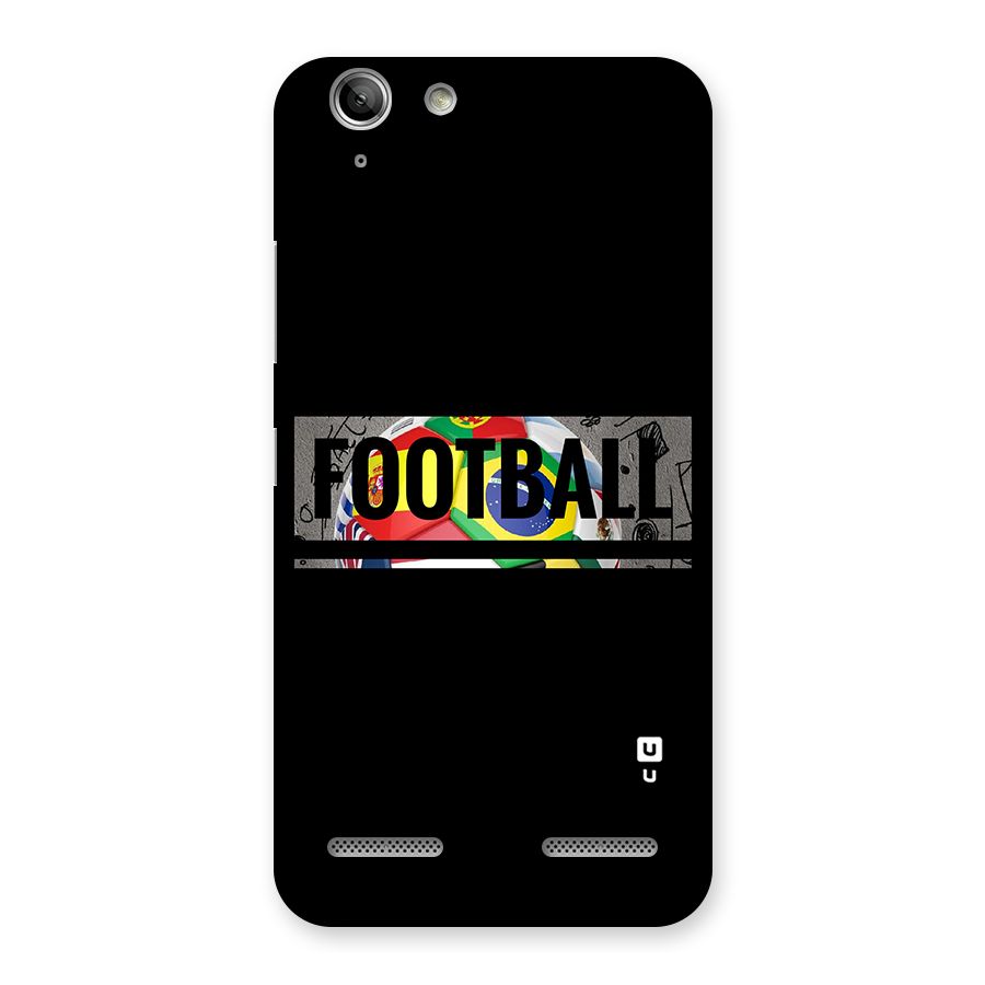 Football Typography Back Case for Vibe K5