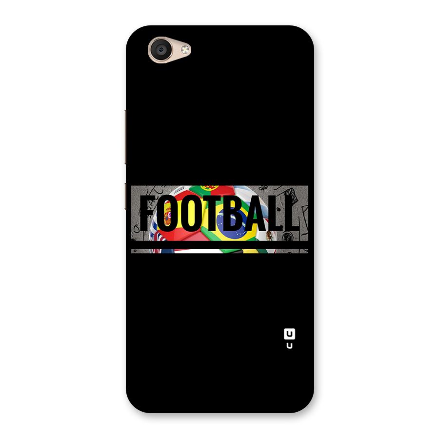 Football Typography Back Case for Vivo V5 Plus