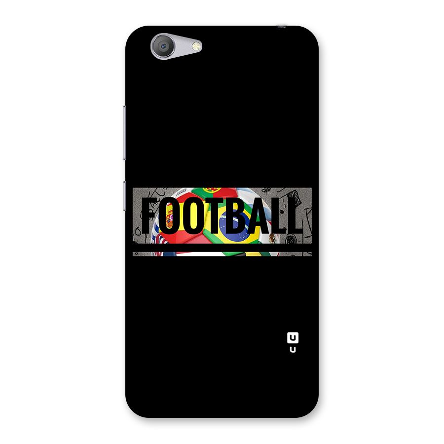 Football Typography Back Case for Vivo Y53