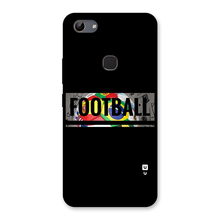 Football Typography Back Case for Vivo Y81