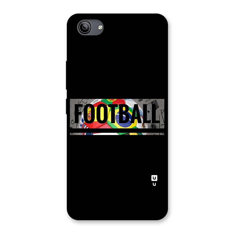 Football Typography Back Case for Vivo Y81i