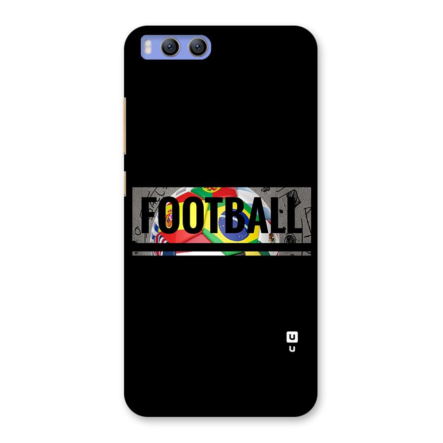 Football Typography Back Case for Xiaomi Mi 6