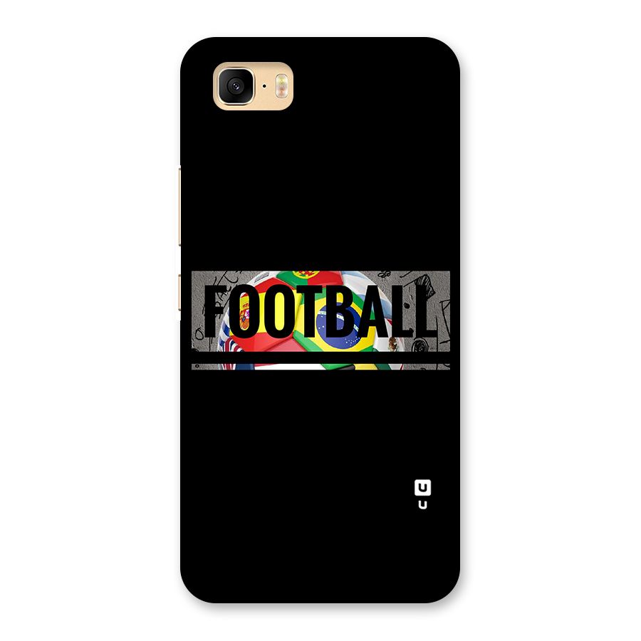 Football Typography Back Case for Zenfone 3s Max