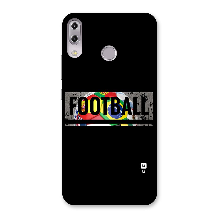 Football Typography Back Case for Zenfone 5Z