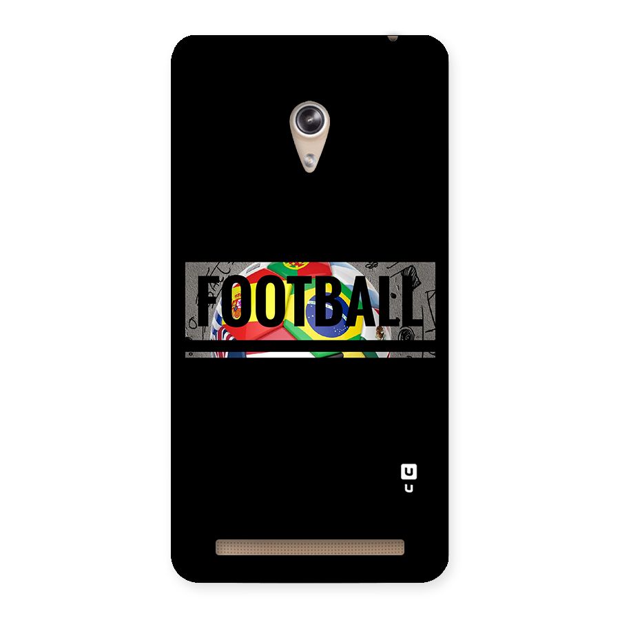 Football Typography Back Case for Zenfone 6