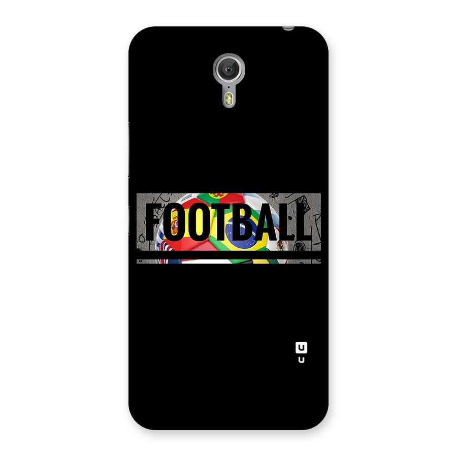 Football Typography Back Case for Zuk Z1