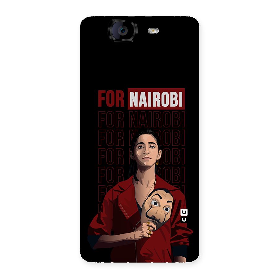 For Nairobi Money Heist Back Case for Canvas Knight A350