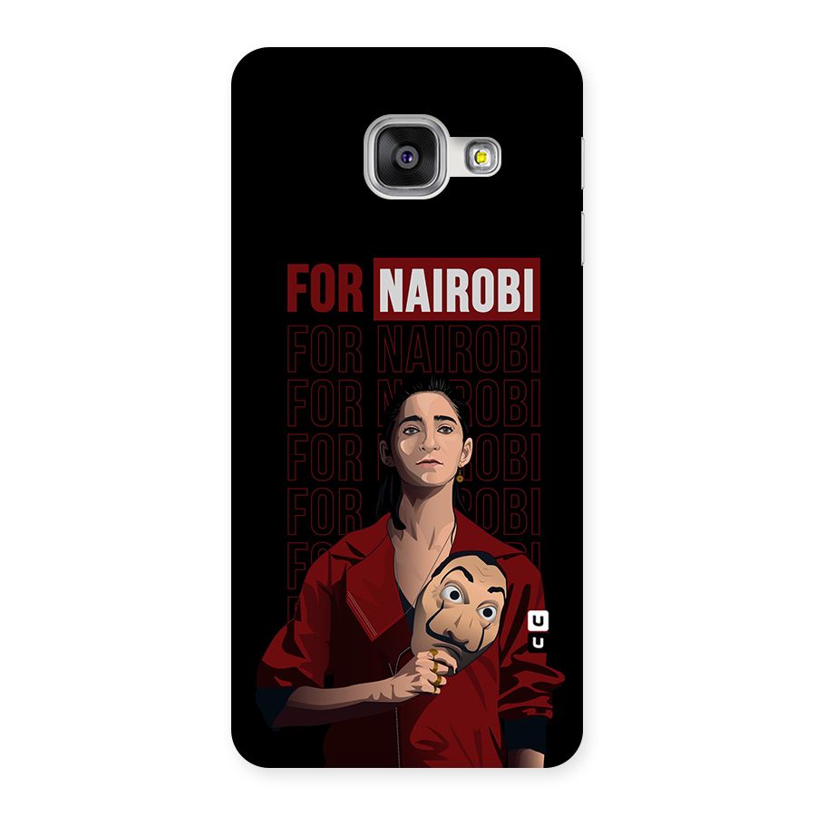 For Nairobi Money Heist Back Case for Galaxy A3 2016
