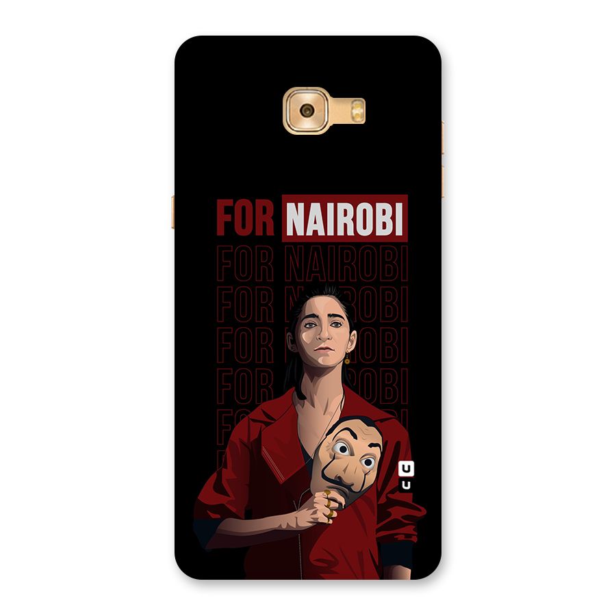 For Nairobi Money Heist Back Case for Galaxy C9 Pro