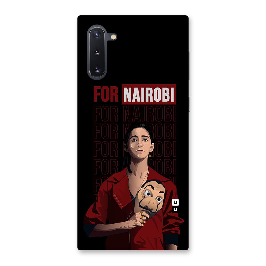 For Nairobi Money Heist Back Case for Galaxy Note 10