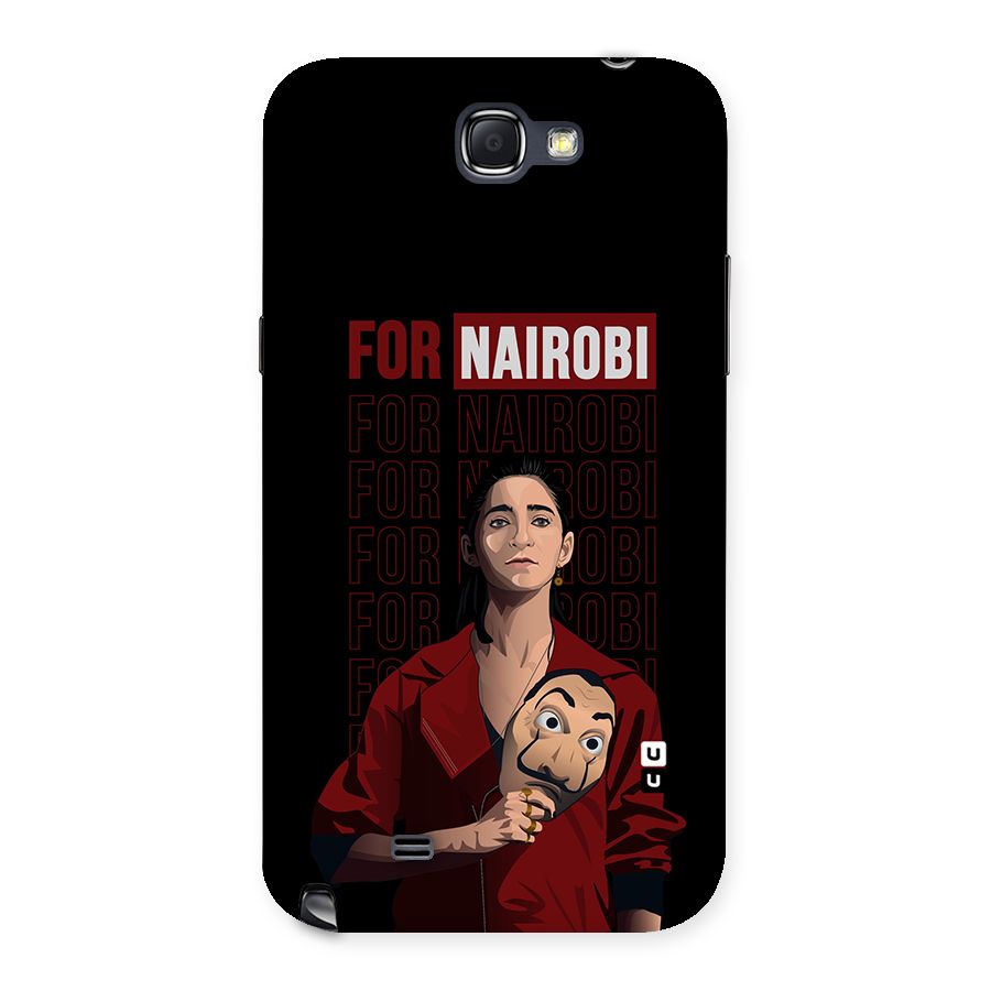 For Nairobi Money Heist Back Case for Galaxy Note 2