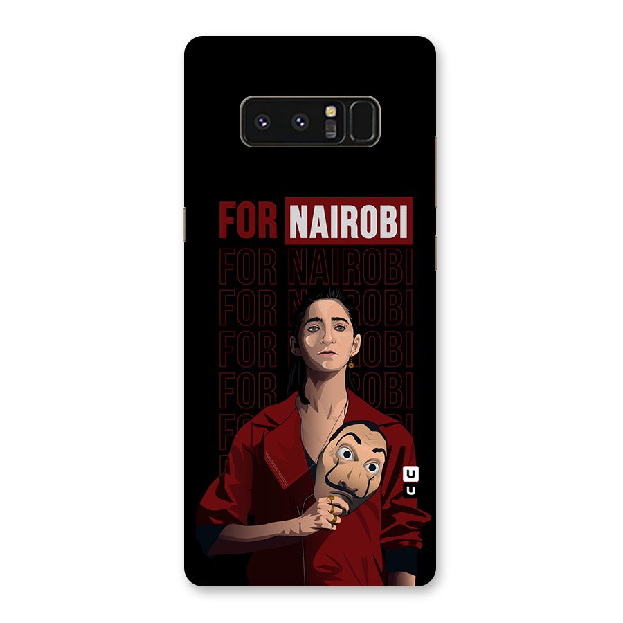 For Nairobi Money Heist Back Case for Galaxy Note 8