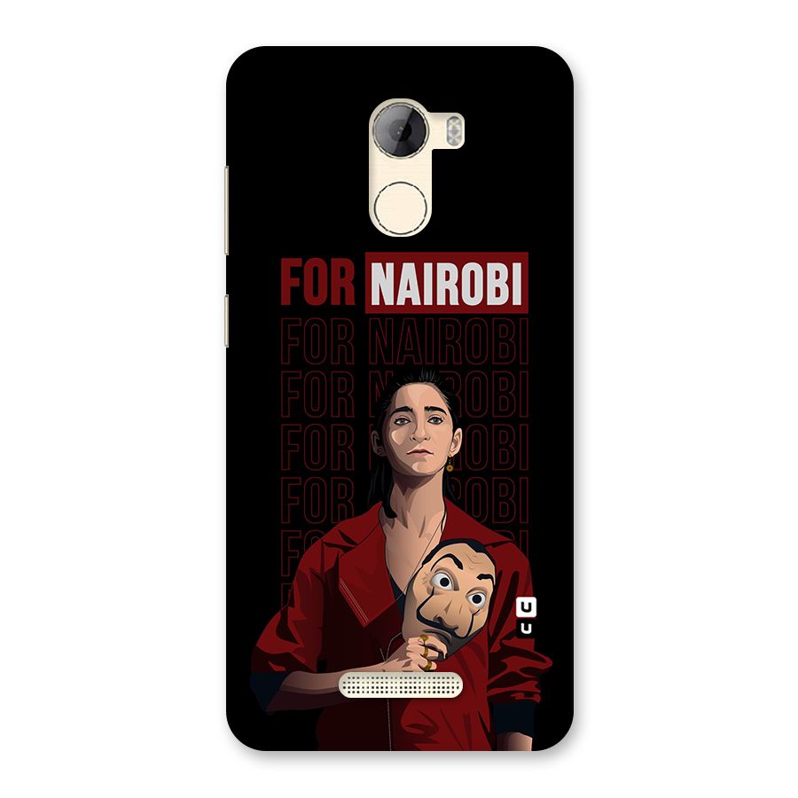 For Nairobi Money Heist Back Case for Gionee A1 LIte