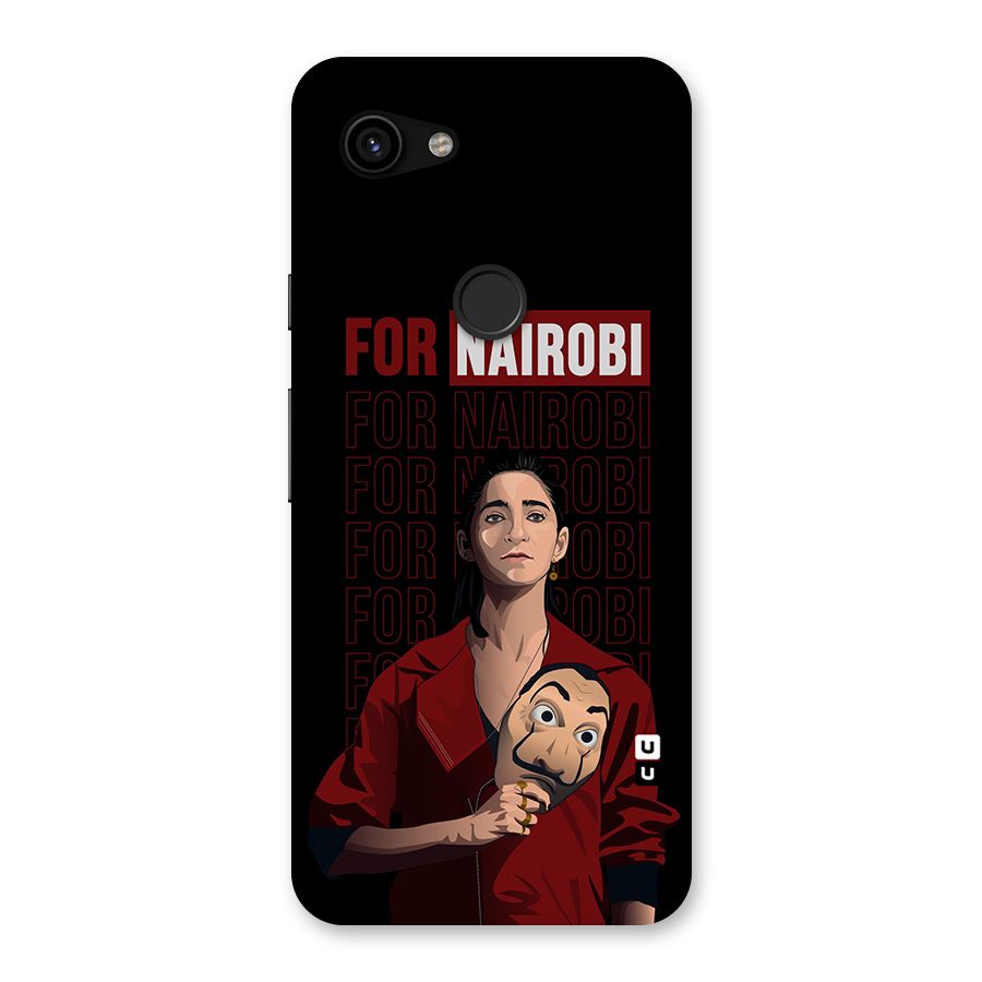 For Nairobi Money Heist Back Case for Google Pixel 3a